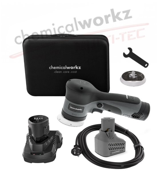 chemicalworkz DA12 Akku Exzenter + AC/DC Adapter